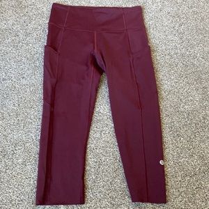 Lululemon leggings fast and free size 6